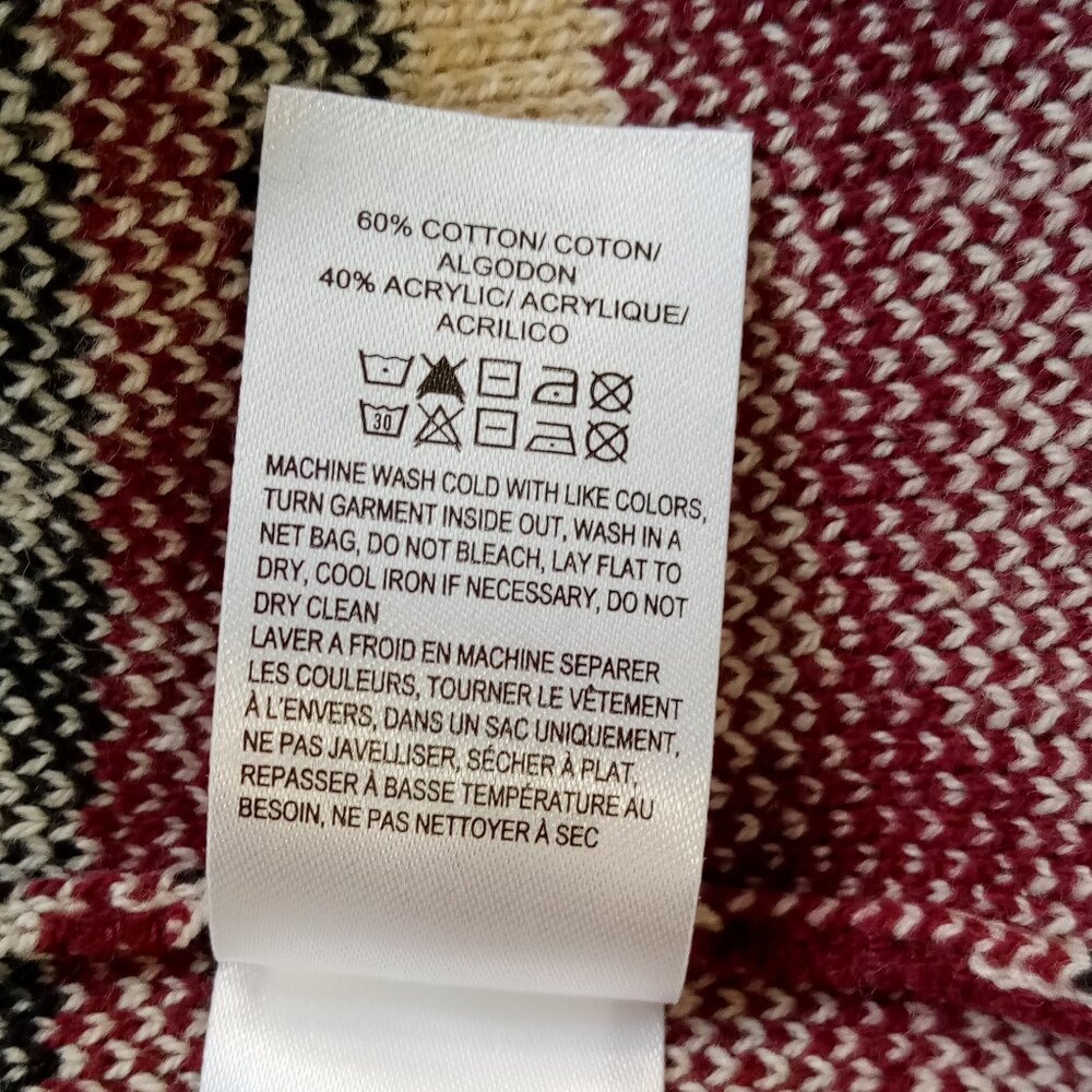 Lucky Brand Women's Jacquard Cardigan S - Picture 6 of 7